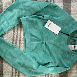 Gymshark Teal Crop Top
